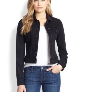 PAIGE Vermont “vintage black” denim jacket